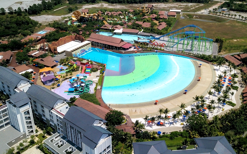 Anda dan keluarga bisa memilih kamar 2 Double Beds yang bisa muat hingga 4 orang di Hard Rock Hotel Desaru Coast. (Dok. Desaru Coast)