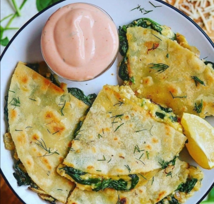 Parantha Panggang Ayam Keju