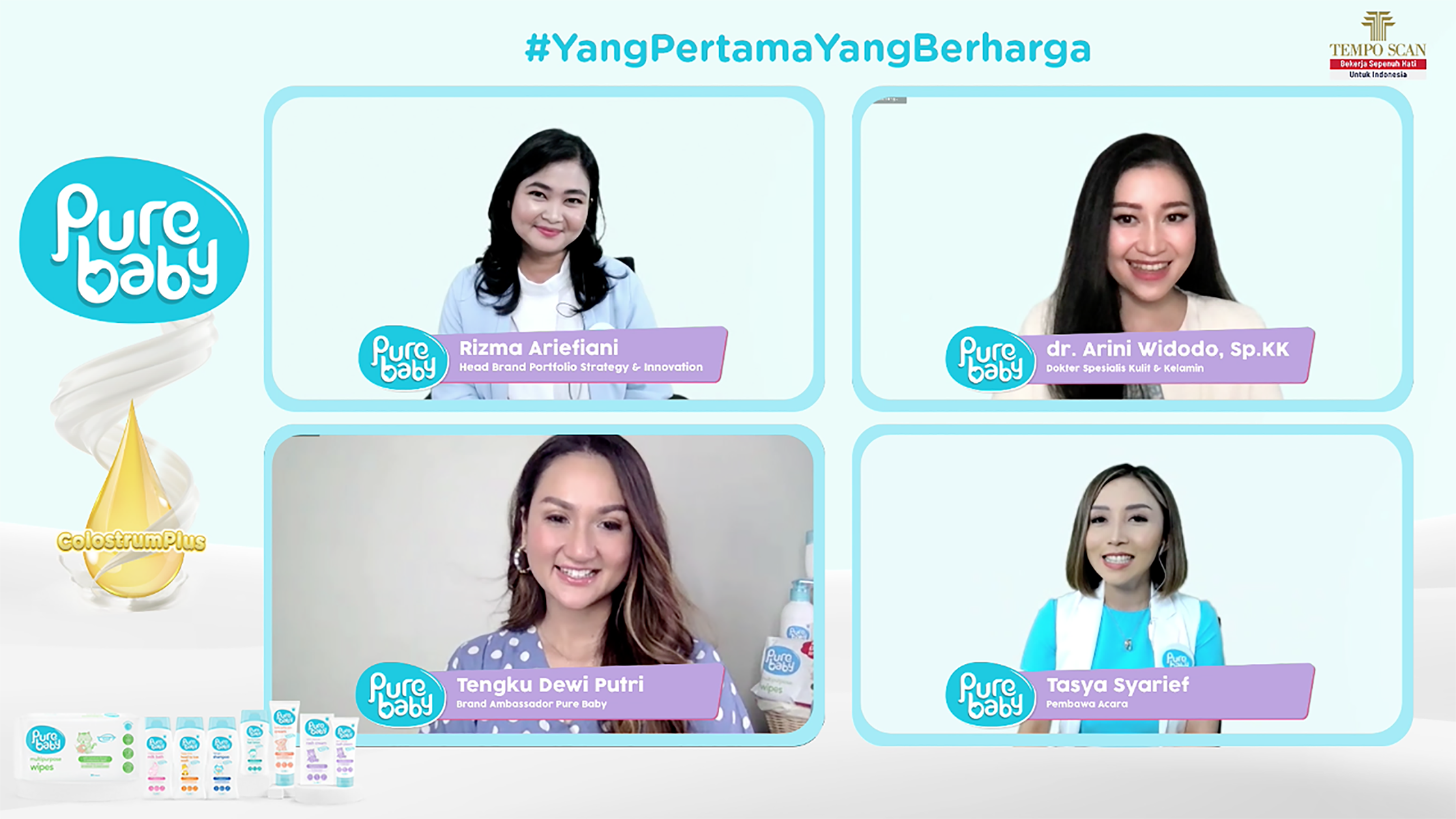 Diperkaya Ekstrak Kolostrum, Pure Baby Bantu Ibu Lindungi Kelembutan Kulit Bayi dan Penuhi Kebutuhan Kulit Halus Bayi