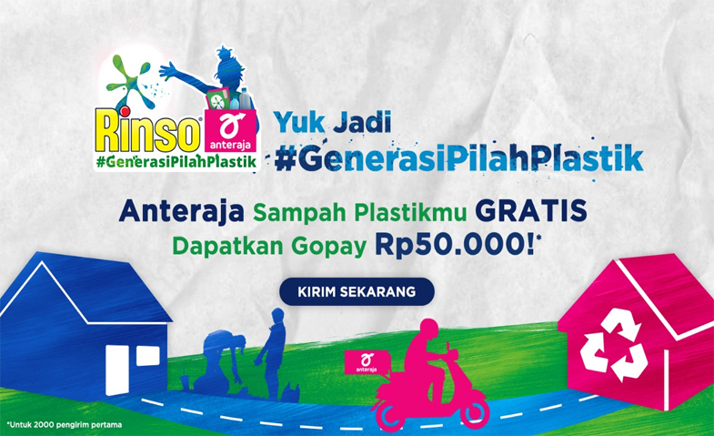 Layanan Jemput Sampah Gratis Dukung  #GenerasiPilahplastik
