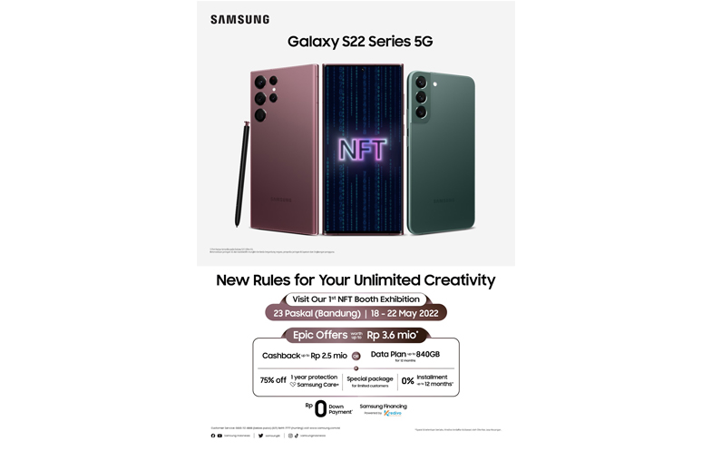 Kolaborasi Samsung dengan 3 Artis Hasilkan Karya NFT Epic Pakai Smartphone